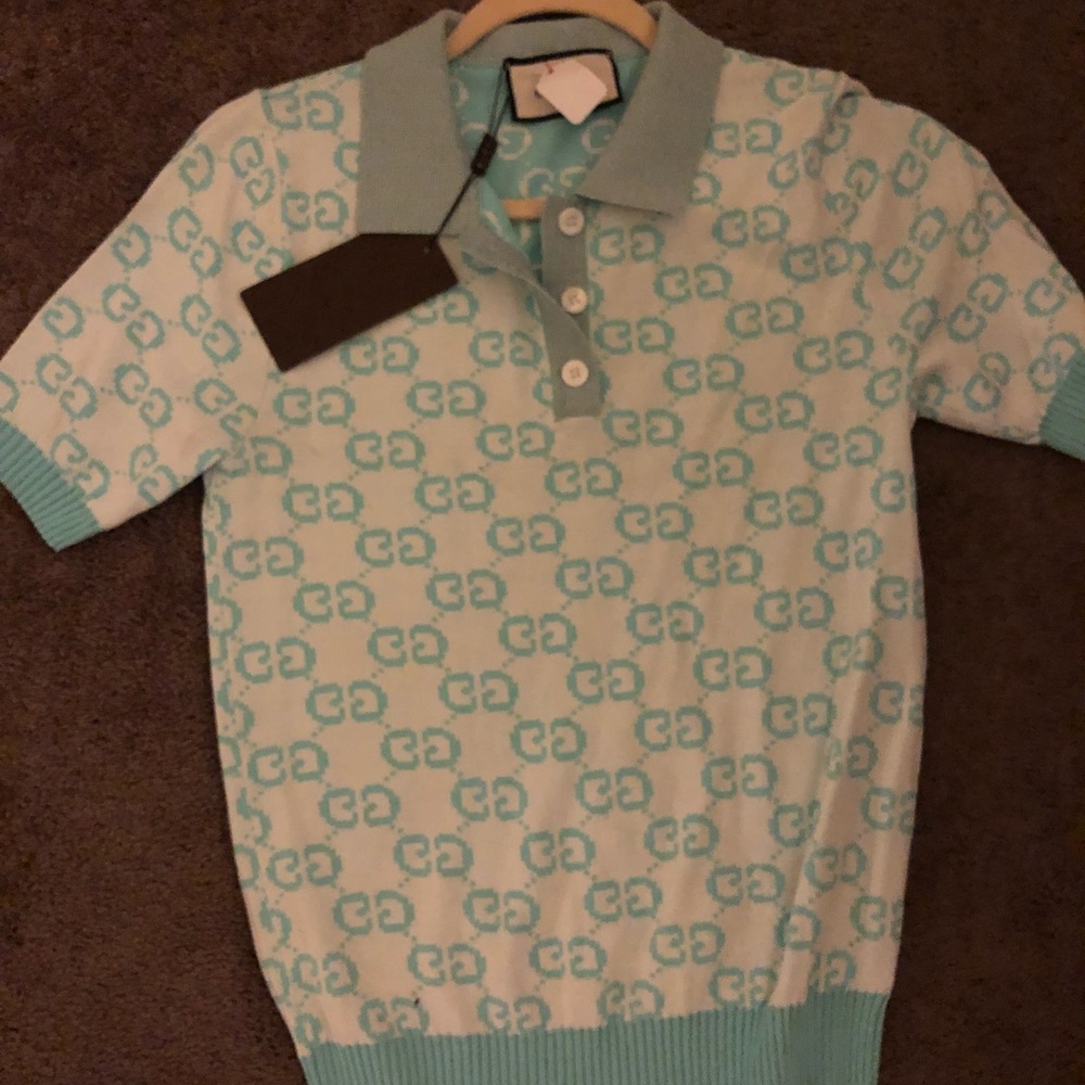 Gucci collar polo shirt
